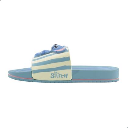 Imagem de Chinelo Slide Infantil Grendene Kids 23285 Disney Mania Azul e Bege