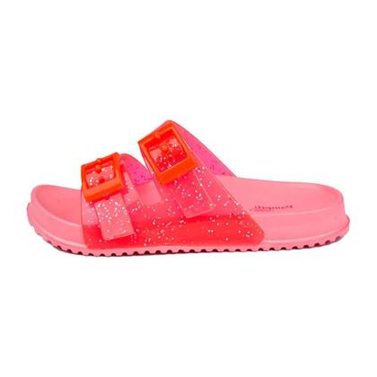 Imagem de Chinelo Slide Infantil Pampili Fun Glee Fivela Glitter Rosa
