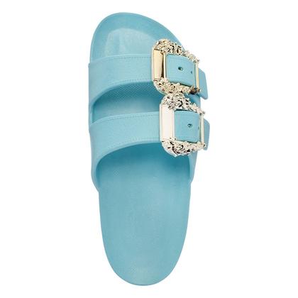 Imagem de Chinelo Slide  Leve Macio Confortável 100 em EVA com detalhe em fivela