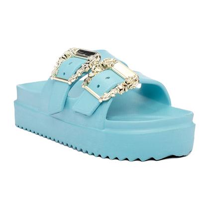 Imagem de Chinelo Slide  Leve Macio Confortável 100 em EVA com detalhe em fivela