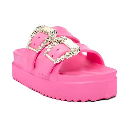 Imagem de Chinelo Slide  Leve Macio Confortável 100 em EVA com detalhe em fivela