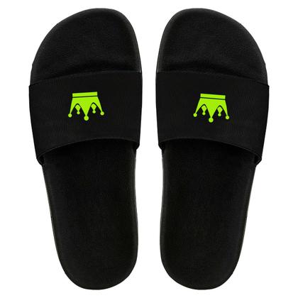 Imagem de Chinelo Slide Masculino Personalizado Coroa Verde
