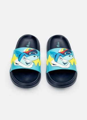 Imagem de Chinelo Slide Menino Tubarão Hip Hop Puket
