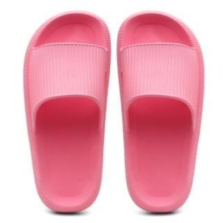 Imagem de Chinelo Slide Nuvem Casual Rosa Claro Lazer Passe Piscina Leve Conforto Usaflex