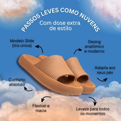 Imagem de Chinelo Slide Nuvem Confort Anatômico Original Unissex Verão
