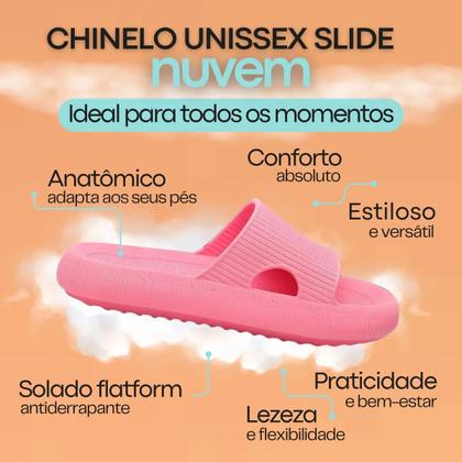 Imagem de Chinelo Slide Nuvem Confort Anatômico Original Unissex Verão