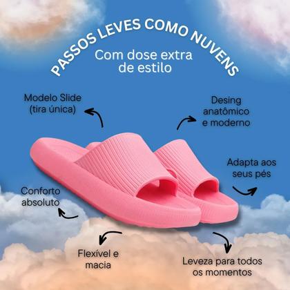 Imagem de Chinelo Slide Nuvem Confort Anatômico Original Unissex Verão