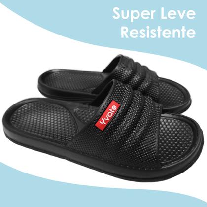 Imagem de Chinelo Slide nuvem Masculino Feminino preto Yvate BGX67P
