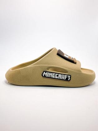 Imagem de Chinelo Slide Nuvem Menino Masculino Confortável Eva Macio Anatômico Escolar Antiderrapante Preto Azul Bege 21/32