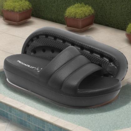 Imagem de Chinelo Slide Nuvem UltraConforto Piccadilly Marshmallow