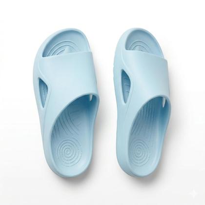 Imagem de Chinelo Slide Nuvem Unissex Confortável Antiderrapante Leve Macio Casual Casa Praia