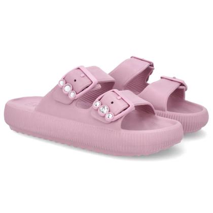 Imagem de Chinelo Slide Poofy Plataforma EVA Rosa Ballet Usaflex AL4401
