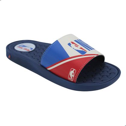 Imagem de Chinelo Slide Rider Pump Nba II Azul/Vermelho