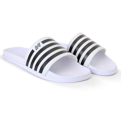 Imagem de Chinelo Slide Sandália Tira Preto Branco Bege Masculino Feminino Unissex Leve Confortável