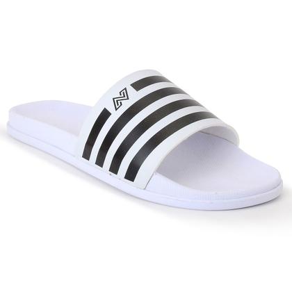 Imagem de Chinelo Slide Sandália Tira Preto Branco Bege Masculino Feminino Unissex Leve Confortável