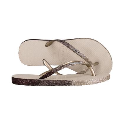 Imagem de Chinelo Slim Pau Brasil Sparkle Me  Havaianas