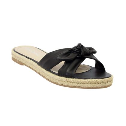 Imagem de Chinelo Tamanco Feminino Plataforma Salto Corda Via Marte Com Nó