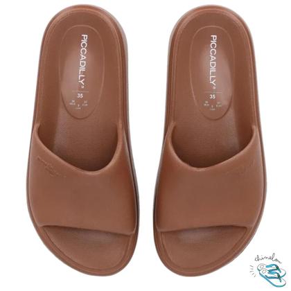 Imagem de Chinelo Tamanco Slide Piccadilly EVA Feminino Nuvem Conforto Cor:PRETOTamanho:35