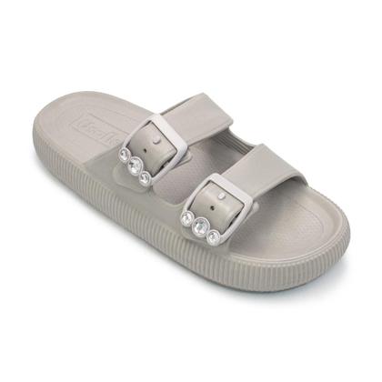 Imagem de Chinelo Usaflex Feminino Slide Plataforma Poofy Eva Fivela Brilho AL4401