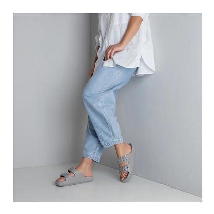 Imagem de Chinelo Usaflex Slide Plataforma Poofy Eva Fivela Brilho