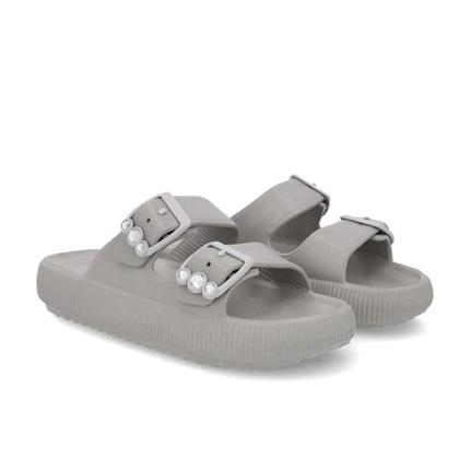 Imagem de Chinelo Usaflex Slide Plataforma Poofy Eva Fivela Brilho