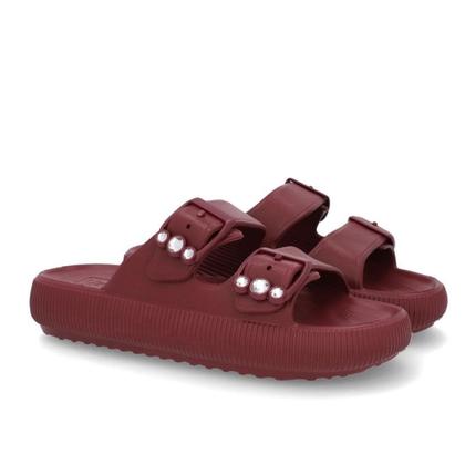 Imagem de Chinelo Usaflex Slide Plataforma Poofy Eva Fivela Brilho
