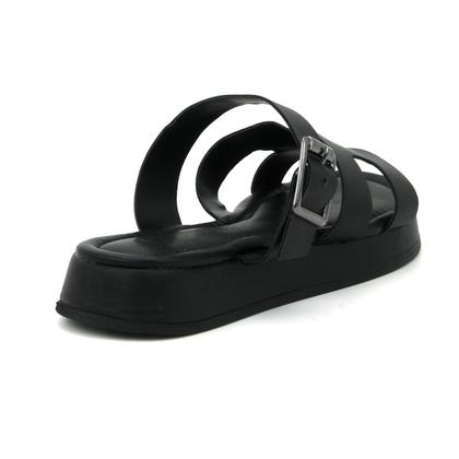 Imagem de Chinelo Via Uno 80304 Papete Flatform Metalizada Casual Feminino