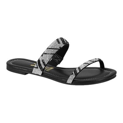 Imagem de Chinelo Vizzano 6235.1189 Rasteira Baixa Brilho Casual Feminino