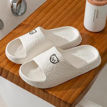 Imagem de Chinelos Casuais De Verão Para Mulheres Com Solado Macio Antiderrapante Para Uso Interno E Externo