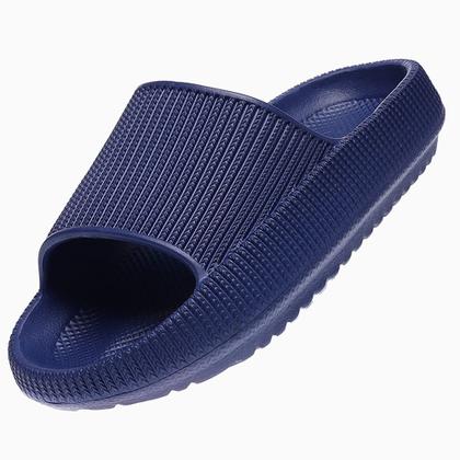 Imagem de Chinelos de EVA macios antiderrapantes rosyclo Kids Cloud Slides azul-marinho