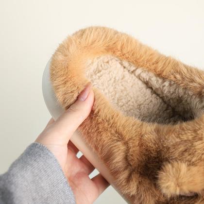 Imagem de Chinelos de inverno Gaolinci Cartoon Capivara de algodão para mulheres