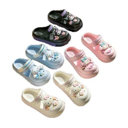 Imagem de Chinelos De Praia Antiderrapantes Hello Kitty Kuromi Para Meninas, Sapatos De Personagem De Anime