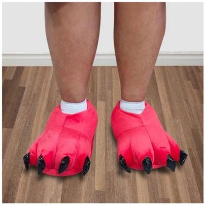 Imagem de Chinelos Kigurumi Kawaii, fantasia de garra de dinossauro para adultos