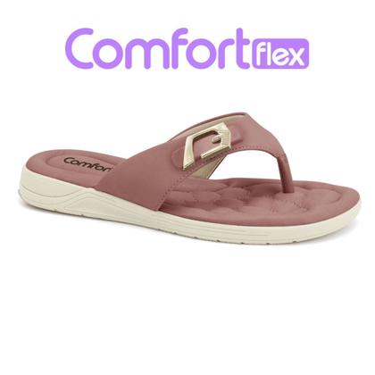 Imagem de Chinelos ortopédico comfortflex original confortável anabela