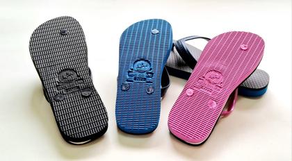 Imagem de Chinelos para Pé Pronado Borracha 90/10