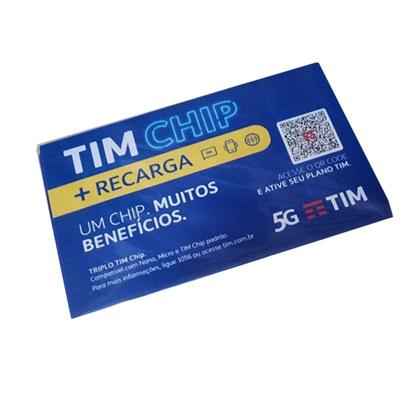 Imagem de Chip Tim 5G Com 10,00 de Recarga DDD 11 ao 99 Triplo Corte