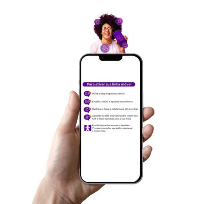 Imagem de Chip Vivo Pré Kit 20 4 Sem Recarga 16 com 10,00 Recarga