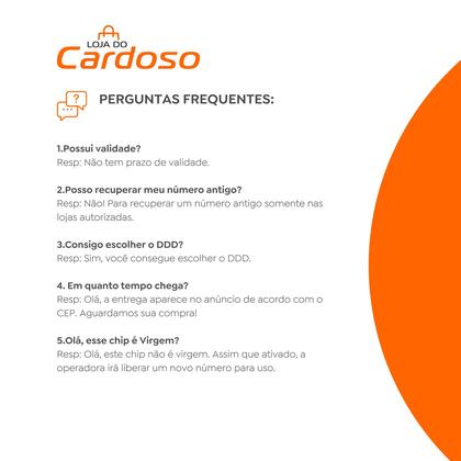 Imagem de Chip Vivo Pré Kit 25 5 Sem Recarga 20 com 10,00 Recarga