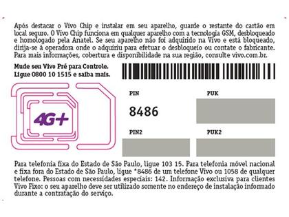 Imagem de Chip Vivo Pré Pago
