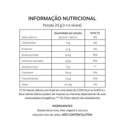 Imagem de Chips De Batatas Doces Roxas Roots To Go 45g