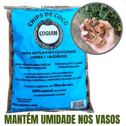 Imagem de Chips De Coco Ouro Fertil 200g Rf 4005