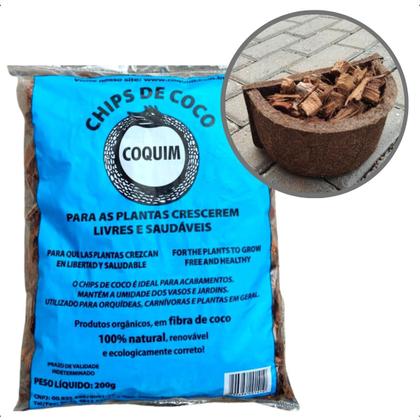 Imagem de Chips De Coco Ouro Fertil 200g Rf 4005