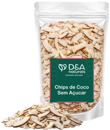 Imagem de Chips de Coco sem Açúcar com Borda 250g