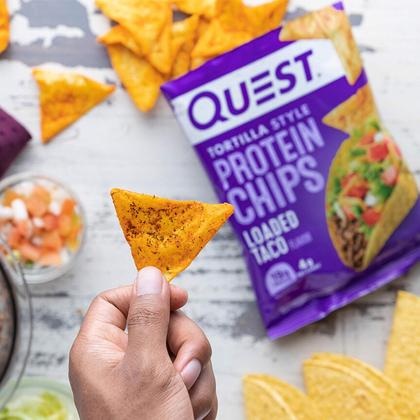 Imagem de Chips de proteína Quest Nutrition Loaded Taco 33g de proteína