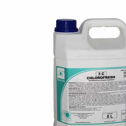 Imagem de Chlorofresh 5 Litros Desinfetante Para Roupas Hospitalares Spartan