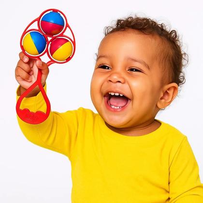 Imagem de Chocalho Lolly Tricolor