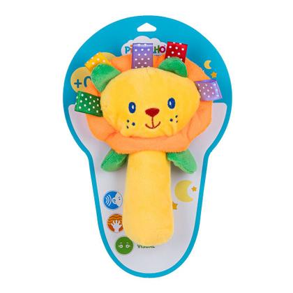 Imagem de Chocalho unissex pimpolho amarelo/leao