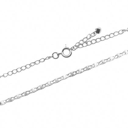 Imagem de Chocker Chapinha Estampada Folheada a Prata