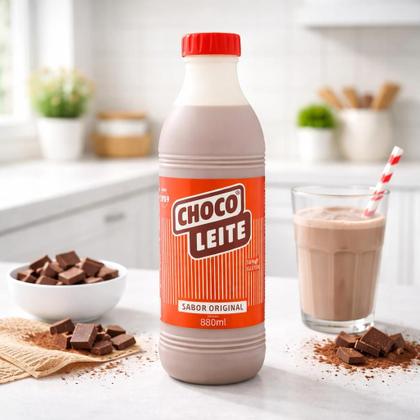 Imagem de Choco Leite Chocolate Original 880ml  Bebida Láctea Pronta Para Beber