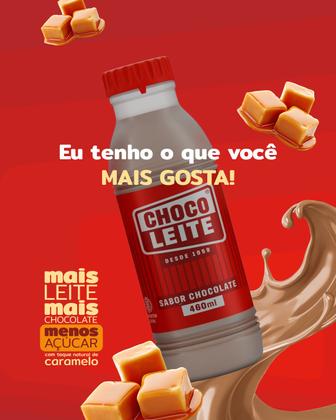Imagem de Choco Leite Chocolate Original 880ml  Bebida Láctea Pronta Para Beber